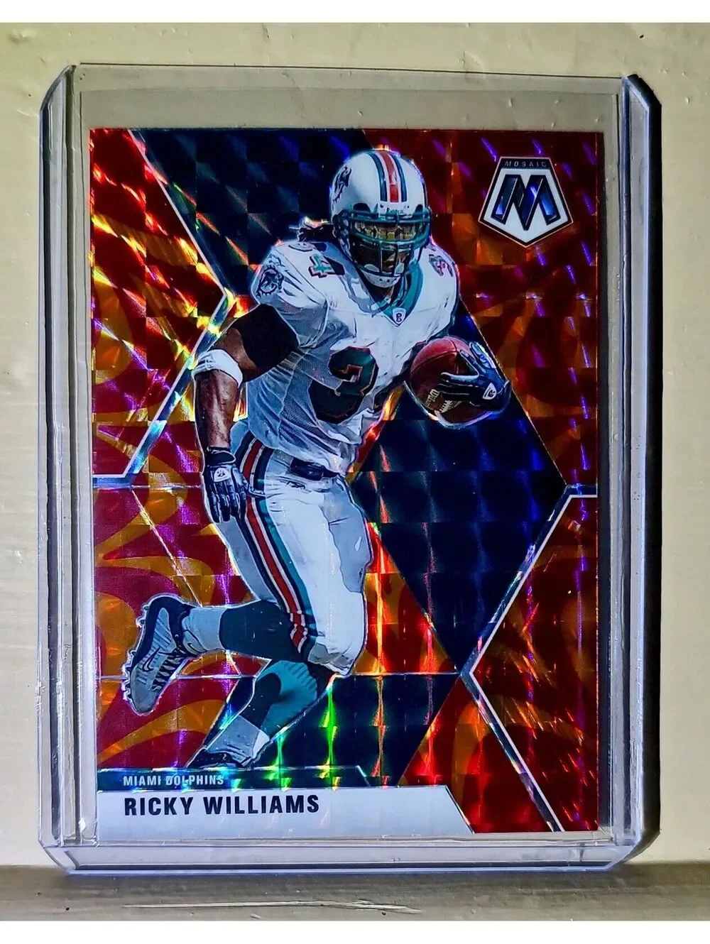 Ricky Williams 2020 Panini Mosaic Prizm Football #124 NFL Card Dolphins